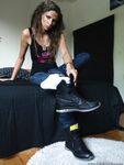 Mistress Maria boot & socks feet