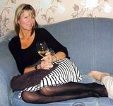 Mature sock and nylon sole 4