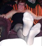Mature sock and nylon sole 4
