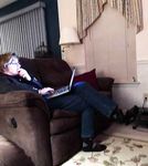 Mature sock and nylon sole 4