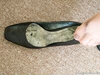 Goddess Melanie sweaty nylon feet 1