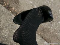 Goddess Melanie sweaty nylon feet 7