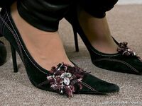 Goddess Melanie sweaty nylon feet 9