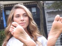 hot blonde show small soft soles