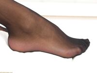 Michaela sweaty stocking feet(ExoticFootModels)