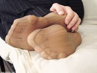 Erin sweaty nylon feet 1(Coed Feet)