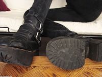 Charlie boot and sweaty socks