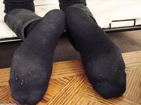 Charlie boot and sweaty socks