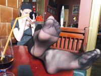 Mistress Maria nylon feet