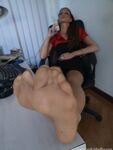 Mistress Maria - Secretary nylon feet