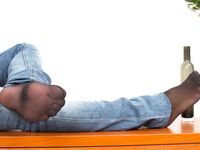 Michaela boot & stocking feet