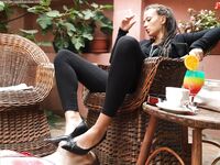 Mistress Larissa - Slave lick my heels