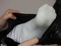 Girls posing in socks 2