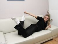 Girls posing in socks 2