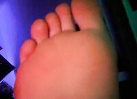 Sleepy feet are very tasty