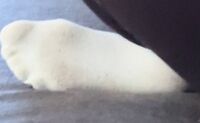 Ticklish feet in Socks