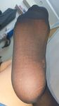 My Nylon Feet & My Cock & Ass