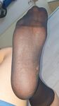My Nylon Feet & My Cock & Ass
