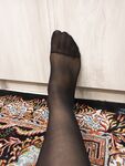 My feet in ankle socks and long women's socks.