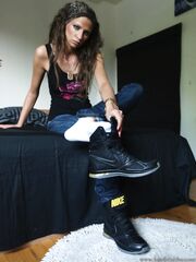 Mistress Maria boot & socks feet