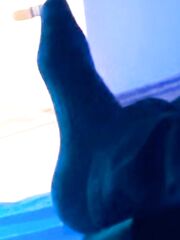 Ticklish feet in Socks