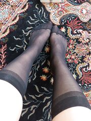My pretty feet in nylon & My ass
