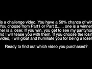 Bratty Ashley Sinclair - Win Or Lose Pantyhose Combo