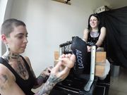 [TICKLING] Octopus - Best Friends - Feet in the Stocks - Lost Bet