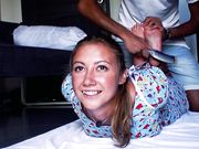 [TICKLING] RussianFetish - Yoga instructor - Hogtied and tickled