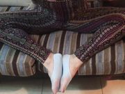 Blue sheer nylons sloppy self worship