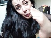 myf33tyourtreat - Smelly Pantyhose and Slippers Sniff n Tease