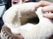 myf33tyourtreat - Smelly Pantyhose and Slippers Sniff n Tease