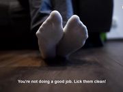Czech Soles - Eliska - giantess huge feet (POV)