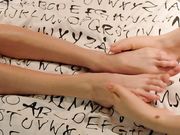 Two barefoot girls (part 2)