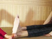 I Love Long Toes - Hania and Amelia together