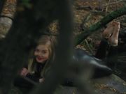 LAUREN'S BAREFEET IN THE WOODS