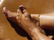 Nichole's Mature Thick Feet Oiled and in Your Face