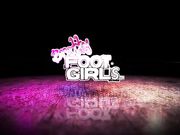 Bratty Foot Girls - Sasha Foxxx, Raquel Roper, Vanessa Rain, Bailey Paige - Triple Sorority Foot gagging Hazing part 1