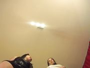 Goddess Rea Longest Legs - REA And TRICIA - Party Mood - Giantess (GO PRO Camera)