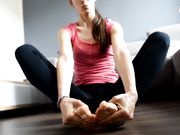 Czech Soles - Eliska - Enjoying Big Bare Feet In His Face