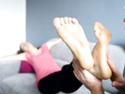 Czech Soles - Eliska - Enjoying Big Bare Feet In His Face