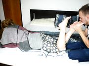 Czech Soles - Excited by her big bare feet in his face