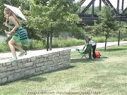 Princess Britt - River Picnic--public humiliation of slavegirl