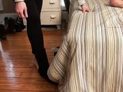 Sweet Southern Feet - Mandy Big Feet on Drunk Sheena's Face