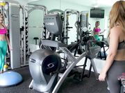 Bratty Foot Girls - Jenny Jett, Reagan Lush - Jenny's Sweaty Gym feet Cleaning Bet 1