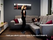 Czech Soles - Forced to smell Megan's sneakers socks and feet after gym