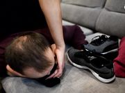 Czech Soles - Forced to smell Megan's sneakers socks and feet after gym