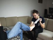 Czech Soles - Psychologist taking advantage for a foot massage