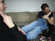 Czech Soles - Psychologist taking advantage for a foot massage