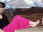 Dominant Femine - Weronika - Stinky Feet Near To Grand Canyon
